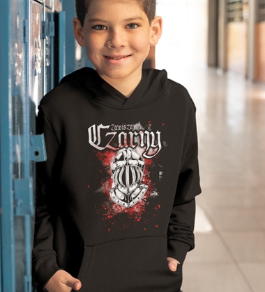 Bluza z kapturem dziecięca ZAWISZA CZARNY